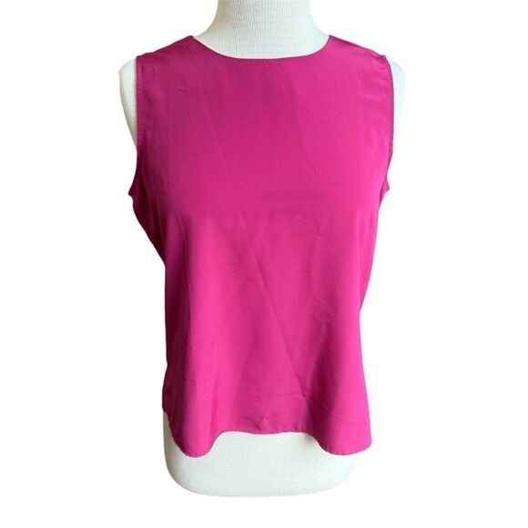 Notations Tops - Vintage Notations Size Medium Pink Round Neck Sleeveless Blouse Top